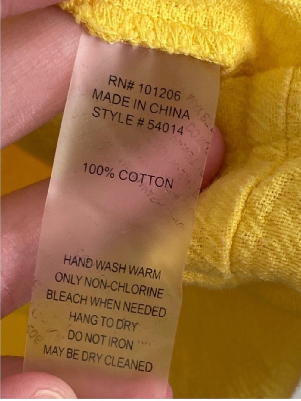 Soft Surroundings Golden Yellow Tunic Top - size 1X - Picture 4 of 4